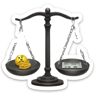 end of weighing sticker