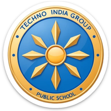 Techno India group public school logo sticker