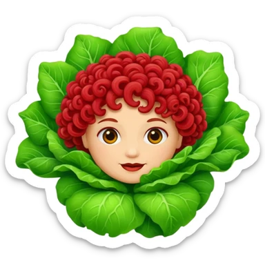 Lolla Rossa lettuce sticker