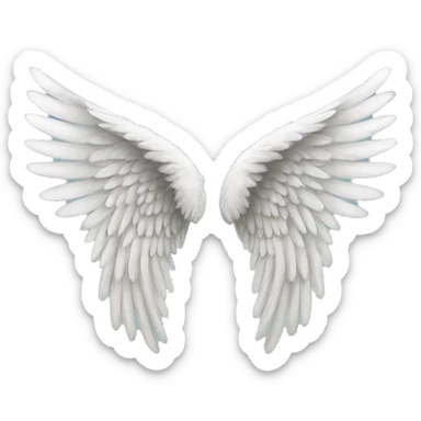 Angel wings sticker