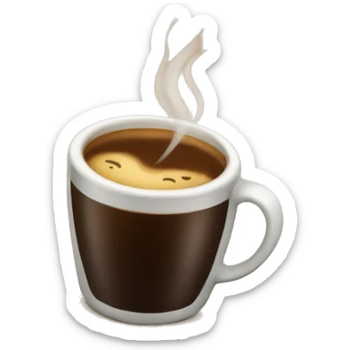 Coffee sticker