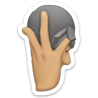vulcan facepalm sticker