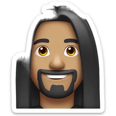 chevy camaro with long dark hair and a full smile sticker