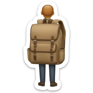 office rucksack sticker