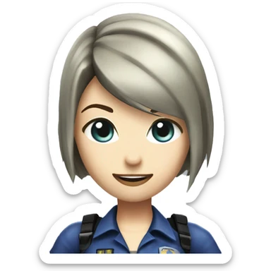 Jill Valentine from Resident Evil sticker