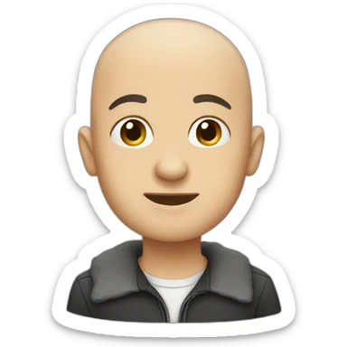bald sticker