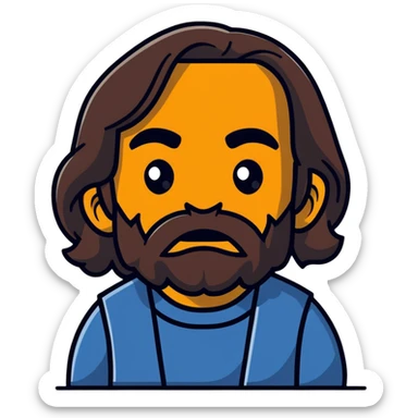 mini Charles Manson sticker