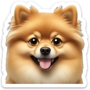 pomeranian sticker