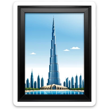 Burj khalifa sticker