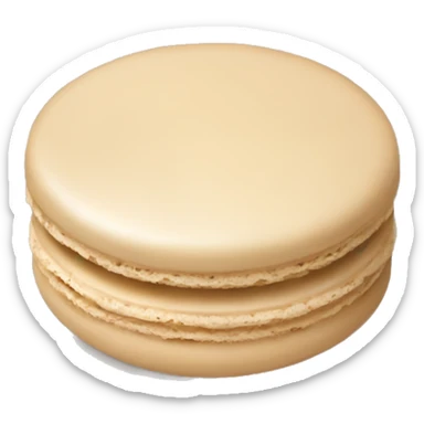 beige Macaron sticker