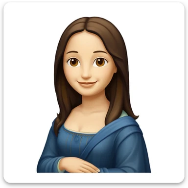 monalisa painting sticker