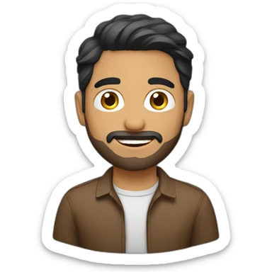 Brown Pakistani Video Editor  sticker