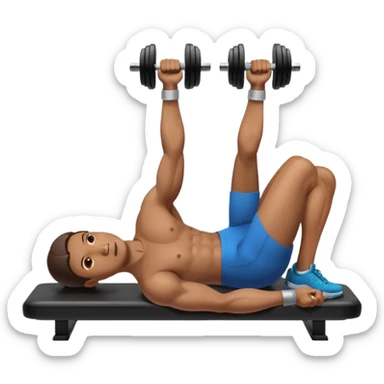 Dumbbell pressure level liyin down sticker