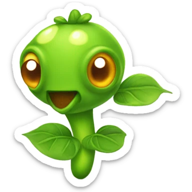 pvz peashooter sticker