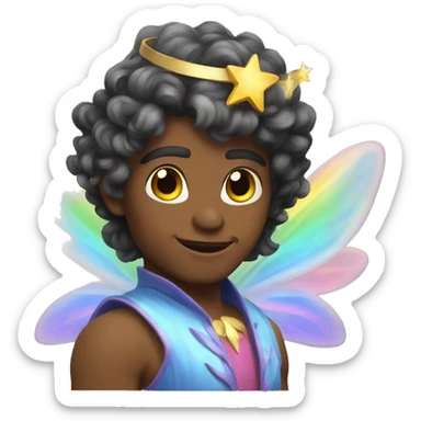 Gay fairy magic sticker