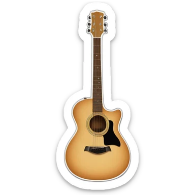 taylor swift guitar sticker