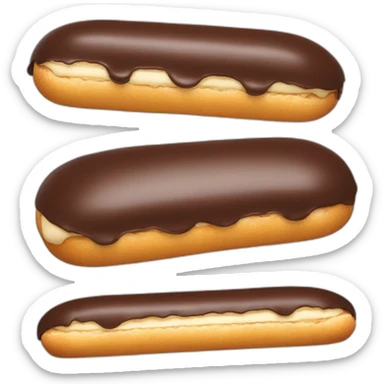 Éclair chocolat sticker