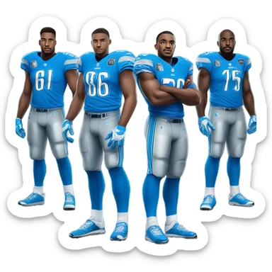 Detroit lions sticker