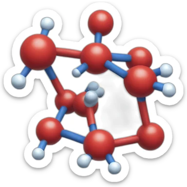 molecule structure of cortisol sticker