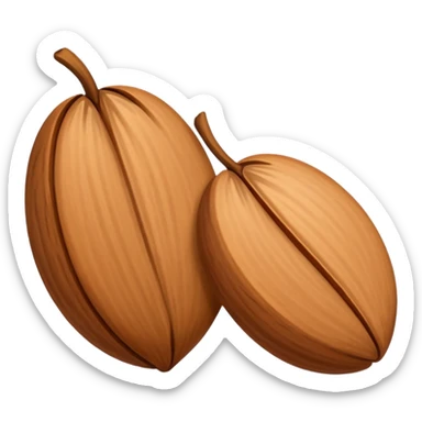 Almond sticker