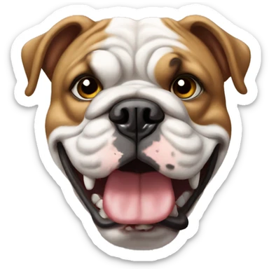 Bulldog sticker