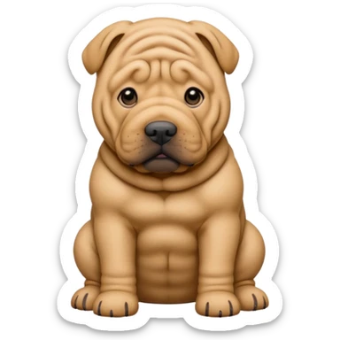 Shar Pei sticker