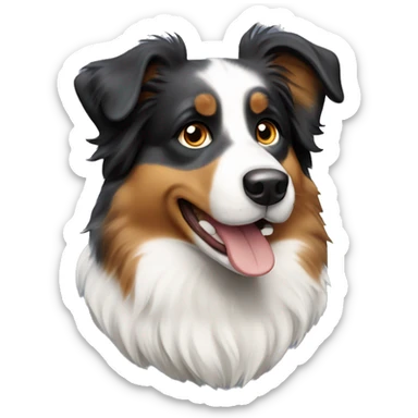 Australian shepherd dog sticker