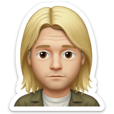 Kurt cobain  sticker