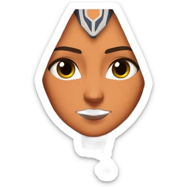 Ahsoka tano with montrals sticker