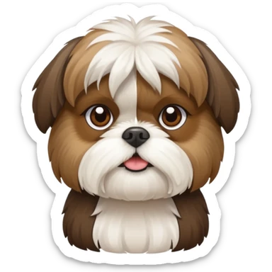 haircut shih tzu sticker