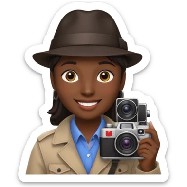 black Street Photographer sticker