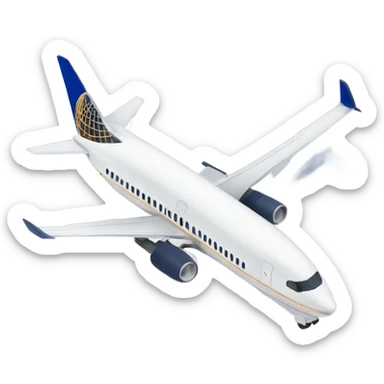 United airlines Boeing 737 sticker