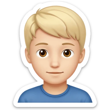 Show me a younger kid male. sticker