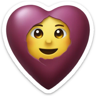 Heart in Bordeaux  sticker