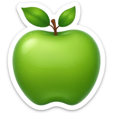 green apples sticker