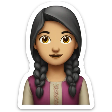 Kurdısh girl sticker