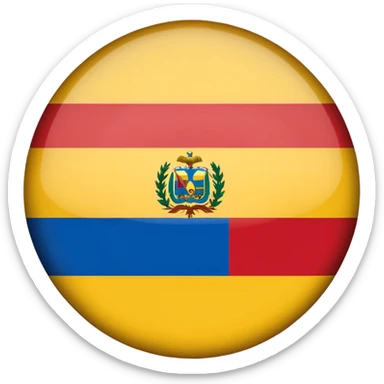 Bandera de colombia circular sticker