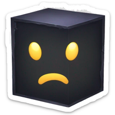 The void. The box. The magic.  sticker