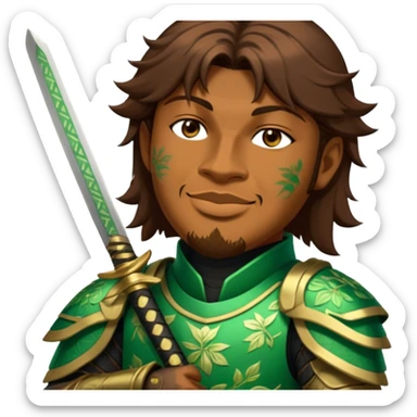Emerald Samurai sticker
