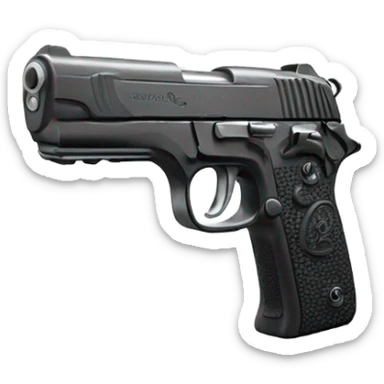 gun  sticker