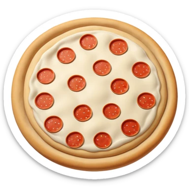 Raw pizza dough  sticker