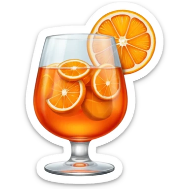 aperol glass sticker