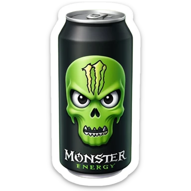 Monster energy drink sticker