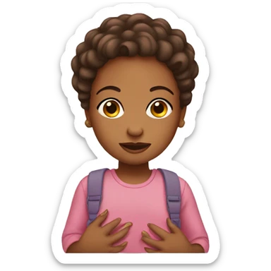 Mom mix baby sticker