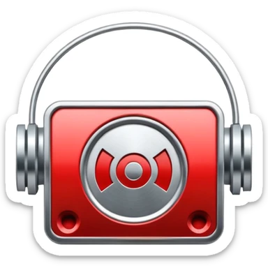 mac os icon metal mute no sound audio  🔇  sticker
