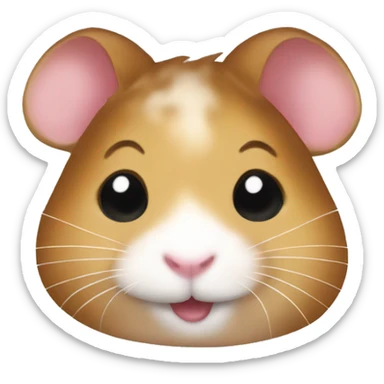 Iam just a girl hamster sticker