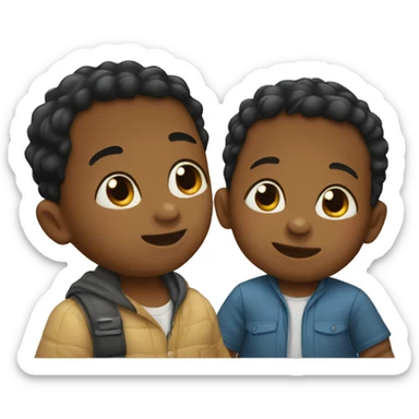 Two baby’s boys  sticker