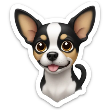 chiwawa black sticker