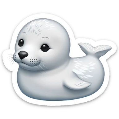 artic seal  sticker