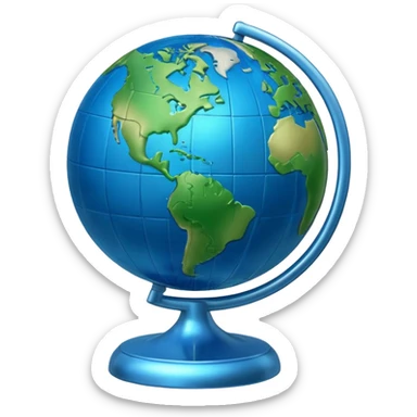 world globe emoji sticker